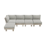 5PCS Outdoor Furniture Sofa Set Wooden Lounge Setting