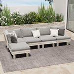 5PCS Outdoor Furniture Sofa Set Wooden Lounge Setting