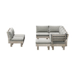 Outdoor Sofa Set 8 Piece Wooden Lounge Setting Garden