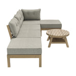 Outdoor Lounge Sofa Set 7 Piece Garden Furniture Grey