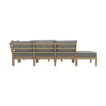 7-Piece Outdoor Lounge Sofa Set Garden Patio Rattan Furniture Grey