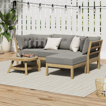 5-Piece Outdoor Sofa Set Garden Lounge Patio Furniture Weather-Resistant