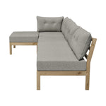 Outdoor Sofa Set 4 Seater Lounge 1 Coffee Table Beige