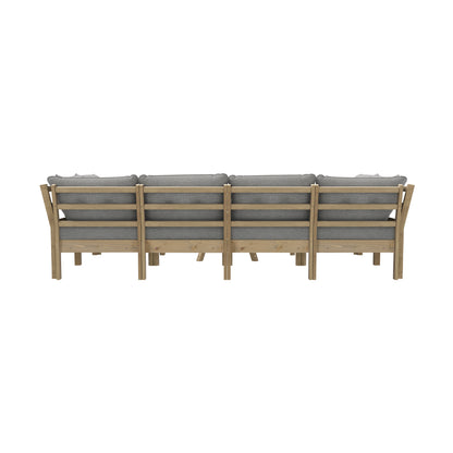 8PCS & 9PC Outdoor Sofa Set Lounge Setting Table Chair - Grey