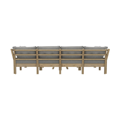 8PCS & 9PC Outdoor Sofa Set Lounge Setting Table Chair - Grey