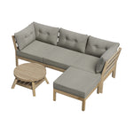 5 Piece Outdoor Sofa Set Garden Lounge Patio Setting