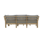 Outdoor Lounge Sofa Set 7 Piece Grey Rattan Garden Furniture for Patio