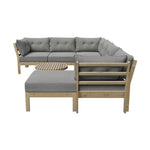8PCS & 9PC Outdoor Sofa Set Lounge Setting Table Chair - Grey