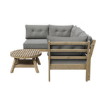 Outdoor Sofa Set 4 Seater Lounge Setting Patio Furniture - Grey & Green