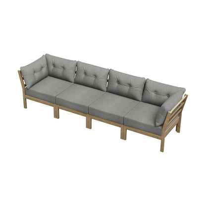 Natural sofa 72x65x69.5cm, side view