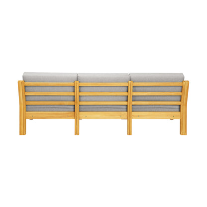 Outdoor Sofa Set Wooden Table Lounge 5Piece