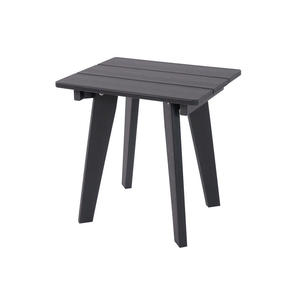 Black table, side view