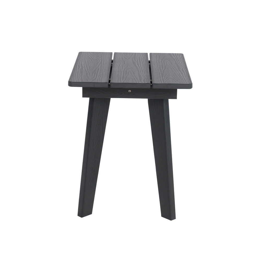 Black table, detail