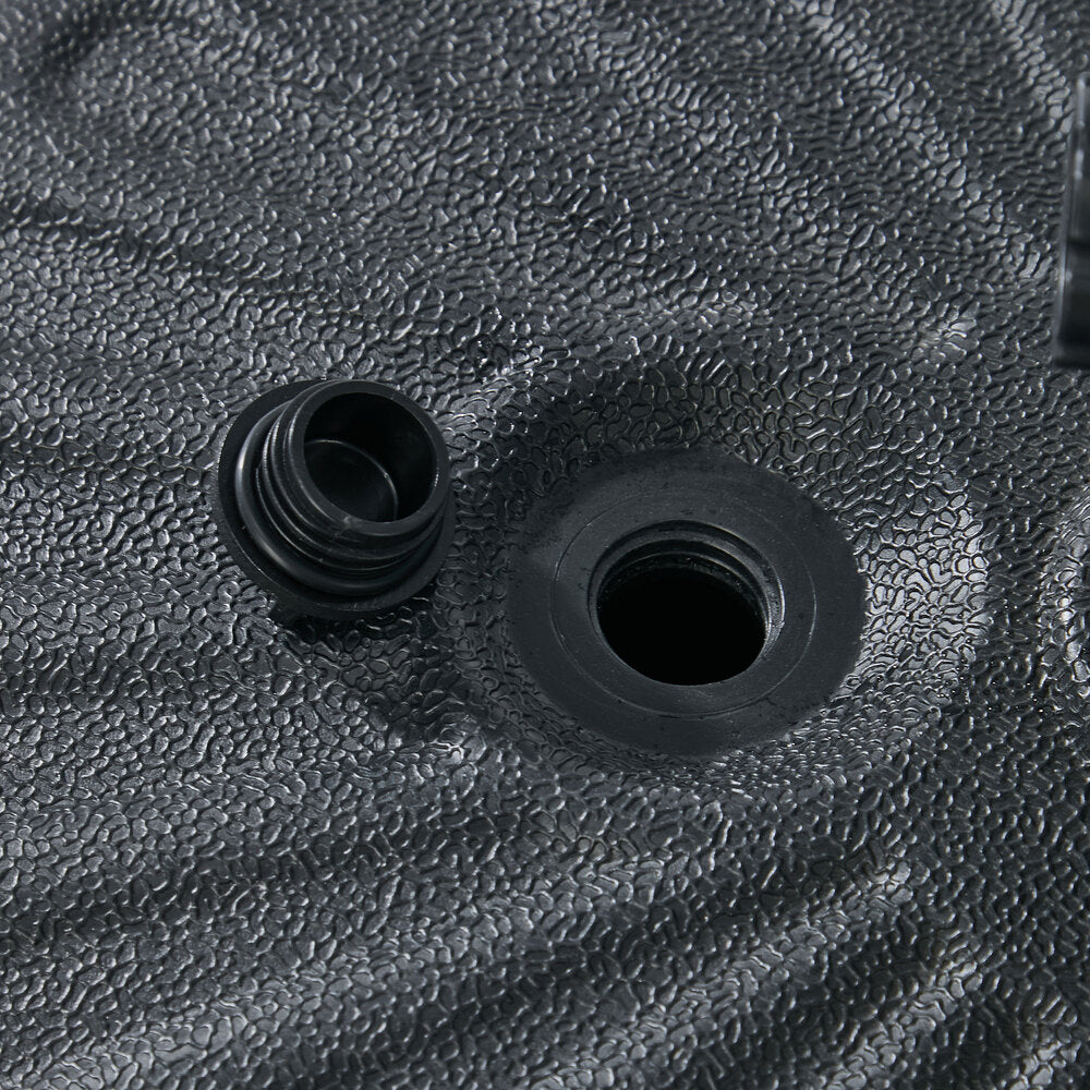 Black capacities 50x50x23cm, detail