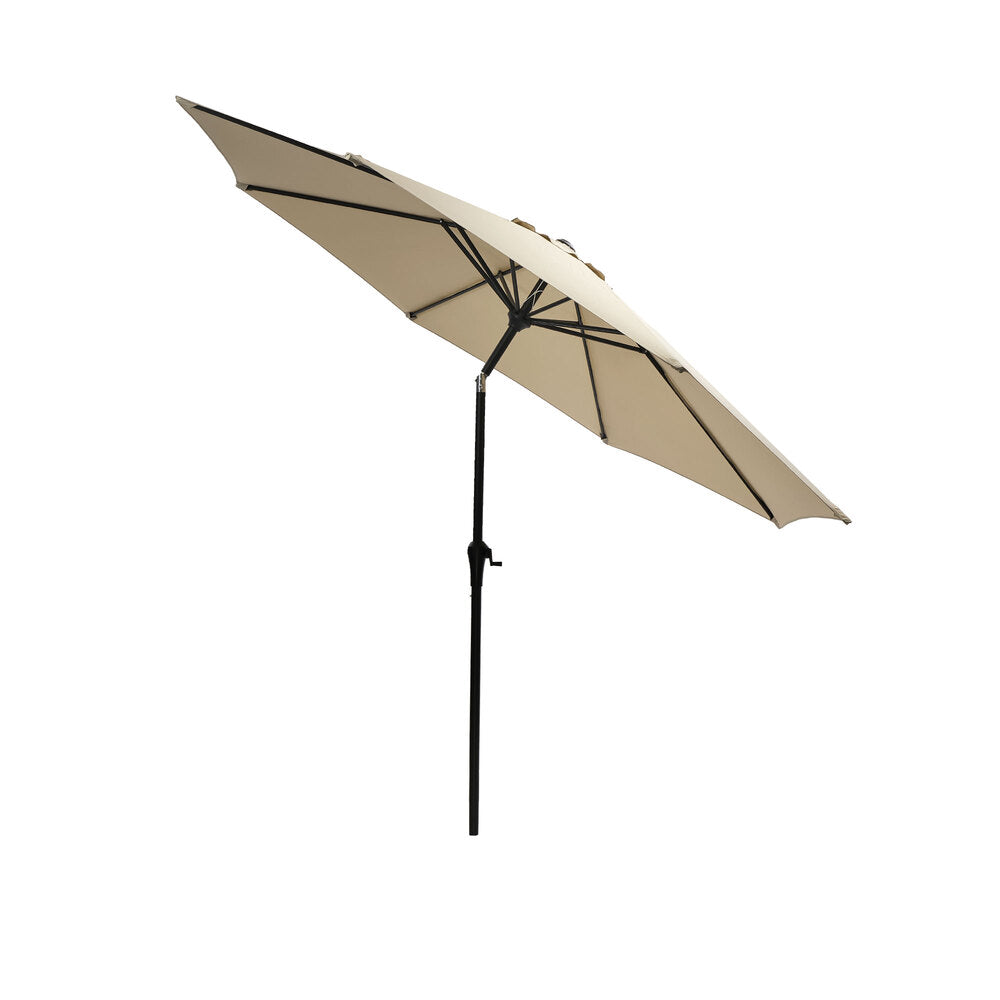 Outdoor Umbrella 3M Beige Shade 300x300x247cm