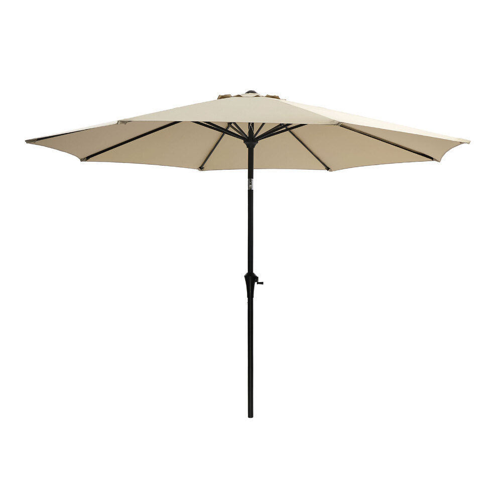 Outdoor Umbrella 3M Beige Shade 300x300x247cm