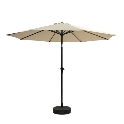 Outdoor Umbrella 3M Beige Shade 300x300x250cm