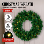 61cm Chadwick LED Christmas Wreath Front Door Holiday Decoration Ornament