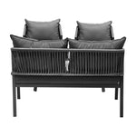 4PCS Garden Outdoor Furniture Setting Lounge Patio Sofa Table Chairs Set