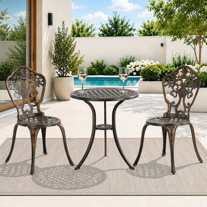 Bronze bronze 60x60x65cm, rear view