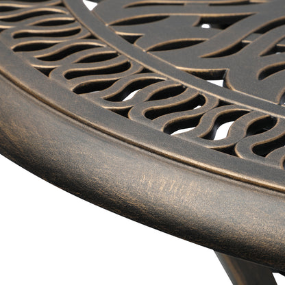 Bronze aluminium 90x90x75cm, view 8