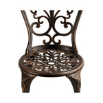 Bistro Furniture Setting 3 Piece Chairs Table Patio Indoor/Outdoor Set