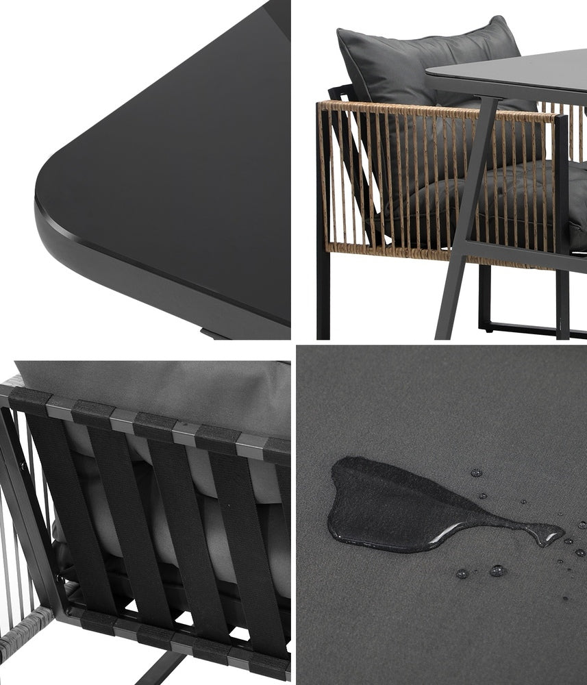 Outdoor Dining Set Patio Table Chairs Set