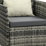 3-Piece Outdoor Wicker Bistro Set - Patio Garden Table & Chairs