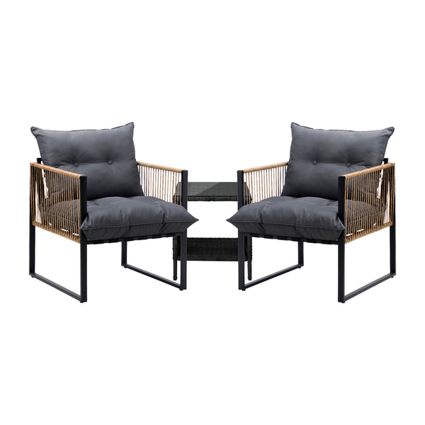  2 Seater Outdoor Patio Lounge Setting