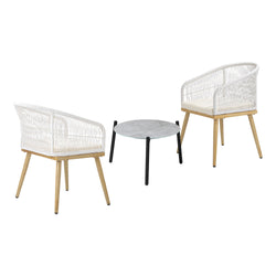 3 Piece Outdoor Patio Set Lounge Furniture Sets 50cm Table