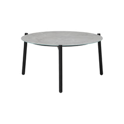 Outdoor Coffee Side Marble Table Desk 50cm Grey