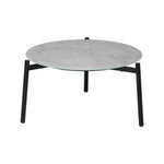 Outdoor Coffee Side Marble Table Desk 50cm Grey