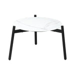 Outdoor Coffee Side Marble Table 50/70cm Round White