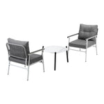 Outdoor Patio Set 50cm/70cm Table with  Armchairs