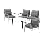 Outdoor Patio Set 50cm/70cm Table with  Armchairs