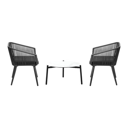 Outdoor Lounge Setting Furniture 3/5 Piece Patio Set