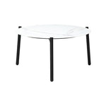 3/4/5PCS Outdoor Lounge Set White 70cm Coffee Table Chairs