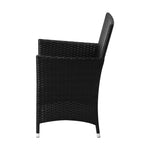 Outdoor Dining Chairs Rattan Outdoor Patio Chairs Furniture Set of 2