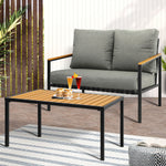 Relaxing Outdoor Oasis: Lounge Patio Chairs and Table Setting for Ultimate Comfort