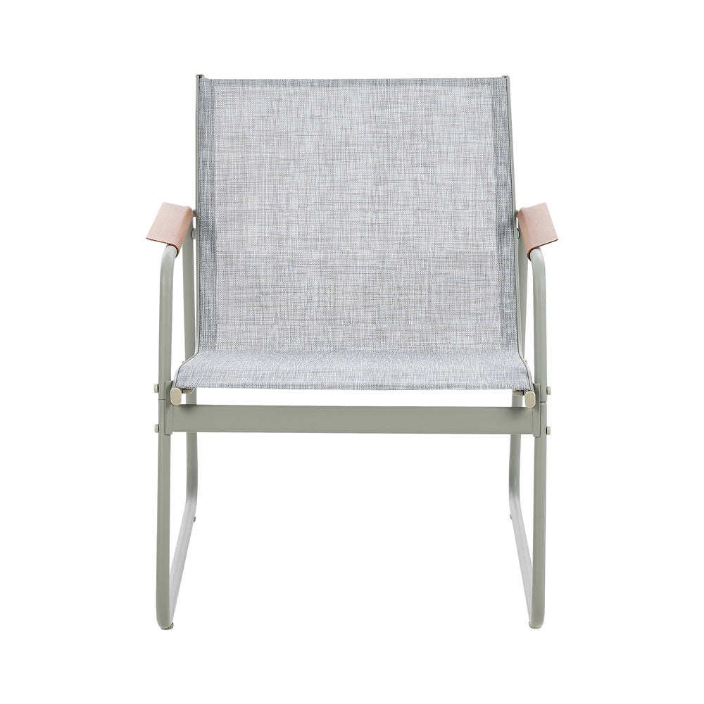 4PCS Outdoor Patio Armchairs Textilene Garden Chairs Set Weather-Resistant