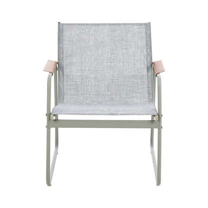 4PCS Outdoor Patio Armchairs Textilene Garden Chairs Set Weather-Resistant