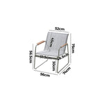 4PCS Outdoor Patio Armchairs Textilene Garden Chairs Set Weather-Resistant