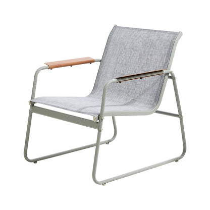 4PCS Outdoor Patio Armchairs Textilene Garden Chairs Set Weather-Resistant
