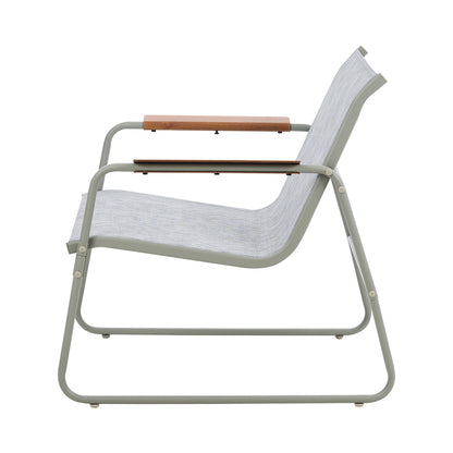 4PCS Outdoor Patio Armchairs Textilene Garden Chairs Set Weather-Resistant