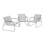 4 Seater Outdoor Lounge Patio Set Bench Textilene Sofa