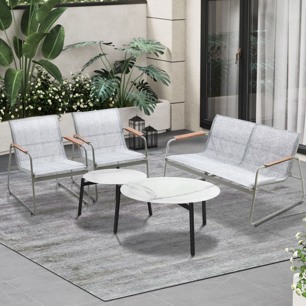 4 Seater Outdoor Lounge Set Patio Coffee Table Set