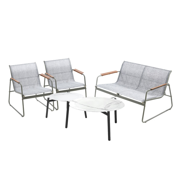  4 Seater Outdoor Lounge Set Patio Coffee Table Set