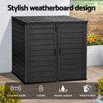1170L Outdoor Storage Box Lockable Garden Shed | Home & Living
