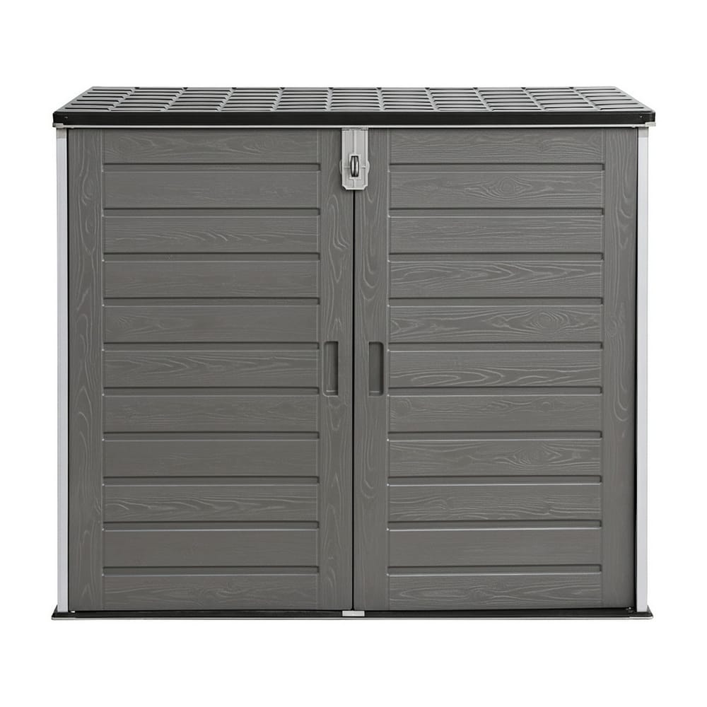 Outdoor Storage Box Large Grey 140x82x121cm