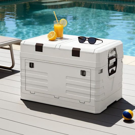 Outdoor Storage Box Foldable 52.5x35x34.5cm